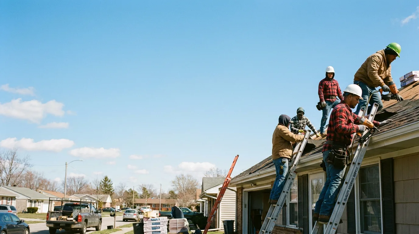 Roofing in Mount Auburn, IL near me